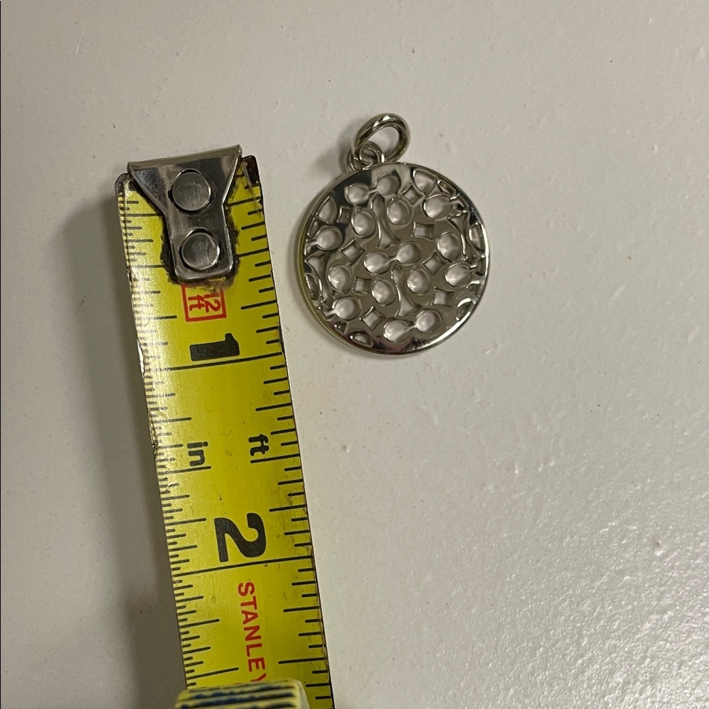 Coach Silver “C” Pendant - Picture 7 of 7